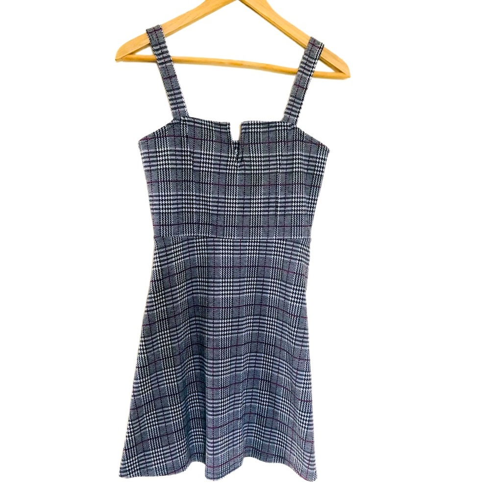 Aeropostale Seriously Soft Houndstooth Plaid Mini Dress